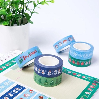 COUGH Creative Decorative Tape School Supplies Masking Tape Christmas Tape Gift Office Supply DIY Scrapbooking Office Adhesive Tape Students Stationery Tape Sticker Adhesive Tape
