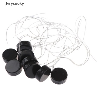Jvrycuoky 8 pzs/juego de cable de plomo 2x3 V CR2032 botón moneda Celular funda soporte de batería BR