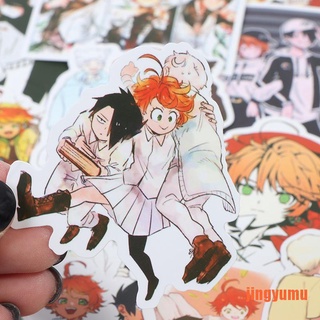 【jingy】100pcs Anime The Promised Neverland Stickers Decals Motor Skateboard Lapto (5)