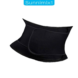 [SUNNIMIX1] Moldeador de sudor para mujer, entrenador de cintura, cinturón de Sauna, Cincher de cintura, cinturón de Sauna, Shapewear Control de barriga cintura faja
