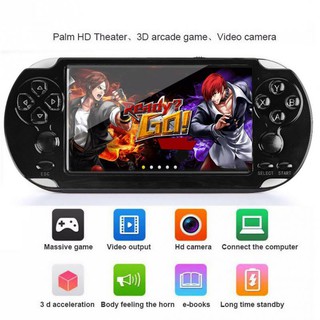 Nueva consola de videojuegos PSP portátil X1 de 8 gb/consola de juegos portátil pulgadas/reproductor de juegos con 1000 juegos clásicos