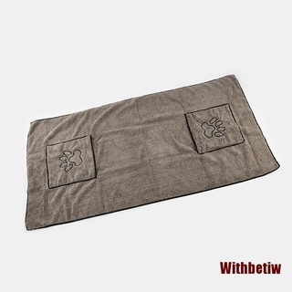 Withw - toalla de perro para mascotas, Super absorbente, toalla de microfibra