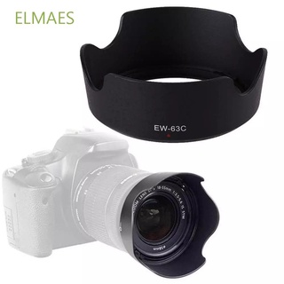 ELMAES Black Camera Lens Hoods ABS Lens protetor Lens Hood EW63C EF-S 18-55mm f/3.5-5.6 Durable EW-63C/Multicolor