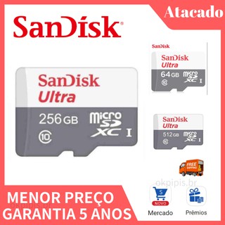 Tarjeta de memoria Micro Sd Sandisk 64gb 128gb 256gb tarjeta Microsd Max 80m/S