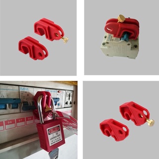 interruptor eléctrico universal de 10 mm rojo con tornillo trenzado