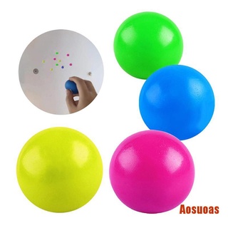 ASUO 3PCs Wall Ball Stress Relief Ceiling Squash Ball Globbles Sticky Target Bal (6)