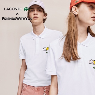 Lacoste X FriendsWithYou artista co-marca hombres y mujeres con la misma camisa de POLO de manga corta | Ph0407