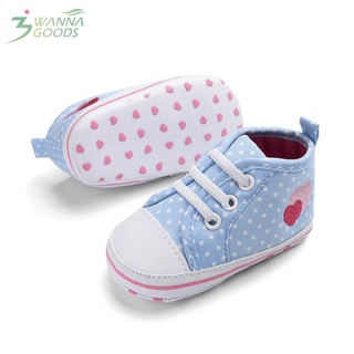 Lindo bebé niñas amor corazón impresión zapatos bebé niño antideslizante zapatillas (6)