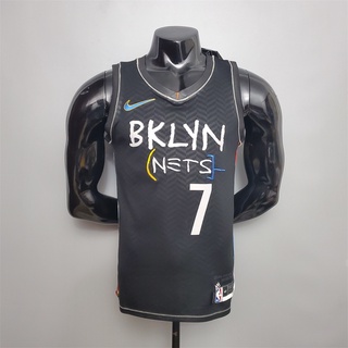 New Brooklyn Nets DURANT#7 City Edition NBA Black Basketball Jersey
