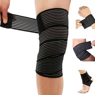 managah 1pc elástico transpirable deportes muñeca rodilla tobillo codo pantorrilla brazo banda soporte soporte envoltura