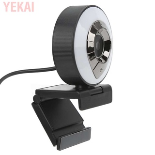 Yekai 1080P USB 2.0 Webcam HD Video Cámara Web Cam Para PC Ordenador Portátil Escritorio