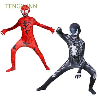 tengxunn party venom cosplay disfraz para 2021 cletus kasady venom: let there be carnage marvel superhero anime mono mono halloween adultos niños/multicolor