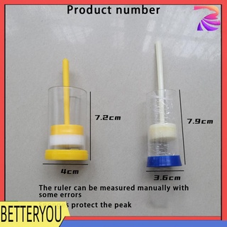 Abeja reina marca jaula marcador botella de plástico para apicultor herramientas (9)