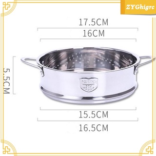 cesta de vapor inserta olla espesada vaporizador olla utensilios de cocina con doble oreja (5)