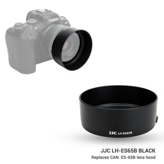 Jjc ES-65B - campana de lente Reversible dedicada para Canon RF 50 mm f/ lente en cámara EOS R RP R5 R6, reemplazar la campana de lente Canon ES-65B