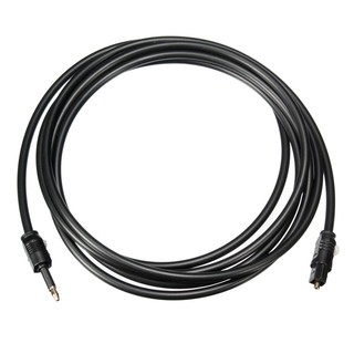 Mini Cable De Audio Óptico SPDIF De 2 M De Enchufe De 3.5 Mm/Línea De Fibra Óptica (1)