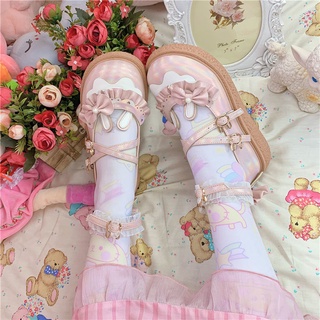 Quqi biscuit Lolita zapatos de cabeza redonda zapatos de bebé versátil lindo zapatos de estudiante JK uniforme de las mujeres zapatos individuales (1)