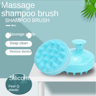 Cepillo de silicona suave para champú, masaje, champú, peine de baño, herramienta de peluquería