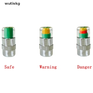 wutiskg 4x medidor de presión de neumáticos de coche indicador de alerta tpms monitorización de la válvula sensor cl