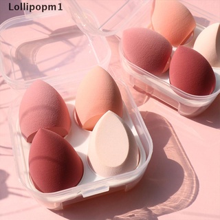 Lollipopm1 4 unids/caja de maquillaje facial esponjas Puff para base cosmética polvo Blush Blender MY