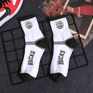 nba calcetines equipo equipo logotipo patrón calcetines baloncesto calcetines calcetines lakers rockets spurs bull cavaliers stokin (8)