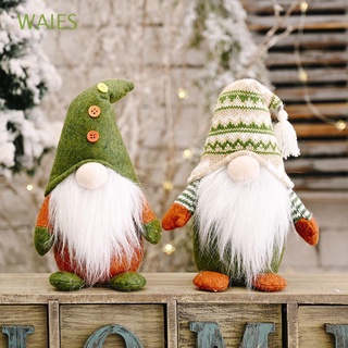 WAIES Creative Gnome Doll Tabletop Figurines Christmas Supplies Christmas Decoration Faceless Doll Santa Claus Kids Gift Dolls Xmas for Home Christmas Ornaments (1)