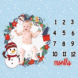 Some Monthly Baby Milestone manta recién nacido foto fondo Props reutilizable bebé bebé pañales manta para fotografía