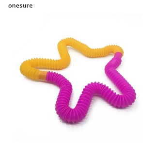 onesure Kids Toys Autism Sensory Tubes Stress Relief Early Educational Folding Toy .