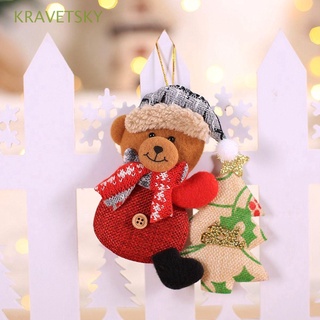 KRAVETSKY Party Supplies Christmas Tree Decoration New Year Christmas Ornaments Hanging Pendant Cute Plush DIY Home Decor Soft Xmas Doll