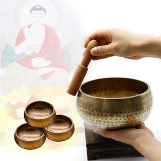nepal chant bowl tibet yoga meditación qing buddha sound bowl artesanía