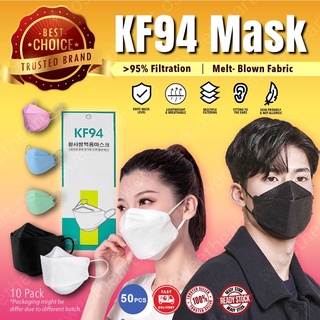 KF94 Corea cubrebocas 50PCS 4 capas reutilizable protectora sin obstrucciones respiración KN95 máscara facial adult trendy