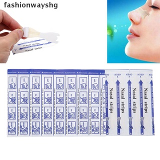 [fashionwayshg] 10 tiras nasales anti ronquidos tiras nasales sueño y ronquido pegatina nasal cuidado de la salud [caliente]
