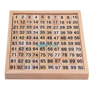 sog juguetes de madera cien tablero montessori 1-100 números consecutivos de madera juego educativo para niños