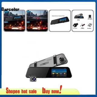 Durable Dashcam 4.5 Pulgadas Dual DVR Cámara De Seguridad Monitor De Estacionamiento Para Autos