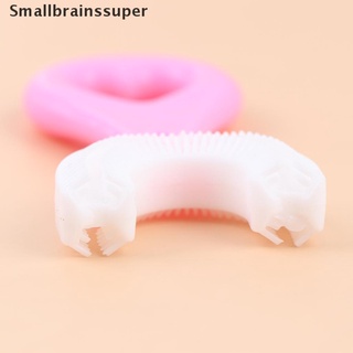 Smallbrainssuper Baby Toothbrush Children Teeth Oral Care Cleaning Brush Silicone Baby Toothbrush SBS