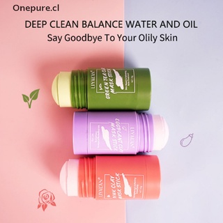 【Onepure】 Natural Green Tea Purifying Clay Stick Mask Oil Control Anti-Acne Fine Solid 【CL】