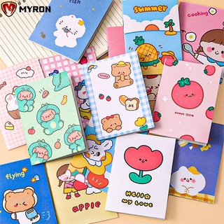 Myron regalos libro de escritura de dibujos animados diario Mini cuaderno portátil lindo estudiantes papelería bloc de notas