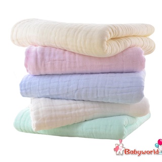 Bb.towel bebé paño de baño pañuelo de 6 capas de algodón eructo paño de lavado (7)