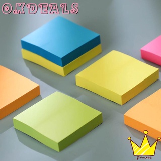 Okdeals DIY Memo Pad manual decoración bloc de notas notas adhesivas Scrapbooking oficina y suministros escolares hoja suelta diario Post-it Memo nota