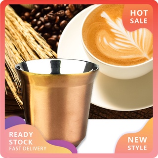 EDY-CJYP Coffee Cup Anti-rust Leak Proof Stainless Steel Stainless Steel Coffee Capsule Cup for Home