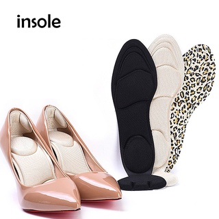 Women's soft sole Comfortable Breathable Deodorant High-heeled shoe Anti-pain Thickened Shock-Absorbing Sports Insole