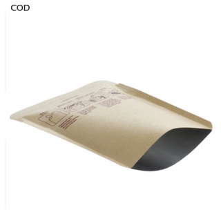 [cod] 50 piezas de papel kraft bolsa de café de papel de aluminio para colgar los oídos filtros de goteo caliente