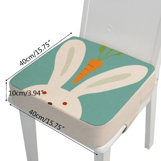 Haha portátil 40x40x10cm niño niño de dibujos animados silla alta asiento Booster bebé bebé aumento cojín grueso silla almohadilla para mesa de comedor (2)