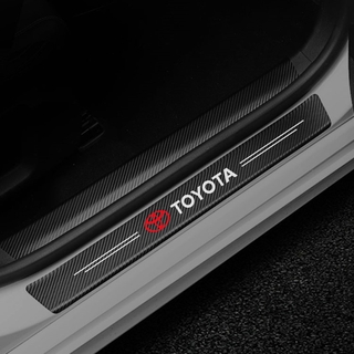 4 pegatinas de placa de deslizamiento de puerta de coche para Toyota Wish Vios Avanza Fortuner Innova Camry Corolla accesorios (2)