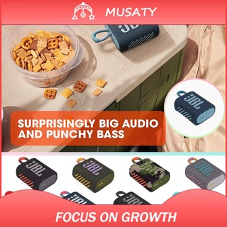 MUSATY_CL Original JBL GO 3 GO3 wireless Bluetooth Speaker Subwoofer Outdoor Speaker Waterproof Bass Sound Mini Speaker multiple colour ❤