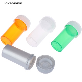 [loveoionia] 52 ml plástico turn vial contenedor de almacenamiento de malas hierbas tarro píldora botella caja dfgf