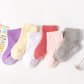 6 pares de niños calcetín de algodón calcetines de bebé antideslizante dispensación calcetines de los niños calcetines de los niños calcetines de los niños calcetines de bebé calcetines de niños y niñas de algodón puro calcetines de tobillo calcetines de niño calcetines de los niños (1)