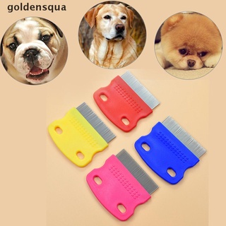 [goldensqua] cepillo de limpieza de dientes de acero inoxidable para mascotas/perros/gatos/cepillo de limpieza [goldensqua]