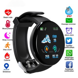 D18 Smart Watch Fitness Tracker Digital ritmo cardíaco Jam Tangan Wanita kasut reloj hombres reloj (3)