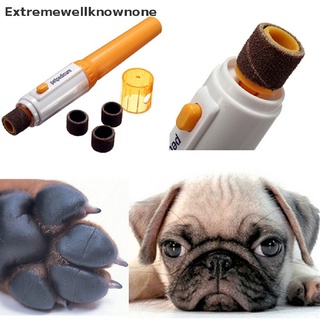 Encl Pet Dog Cat Nail Grinder Trimmer Clipper Electric Nail File Kit Scissors Tool HOT